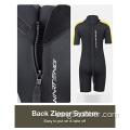 Niños 2 mm Back Zip Shorty Wetsuit Termal Swimsuit